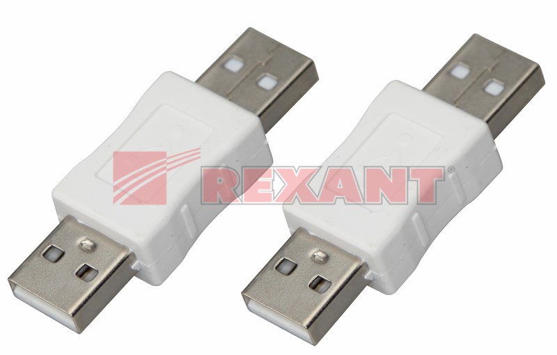 Переходник штекер USB-A (Male)-штекер USB-A (Male) REXANT